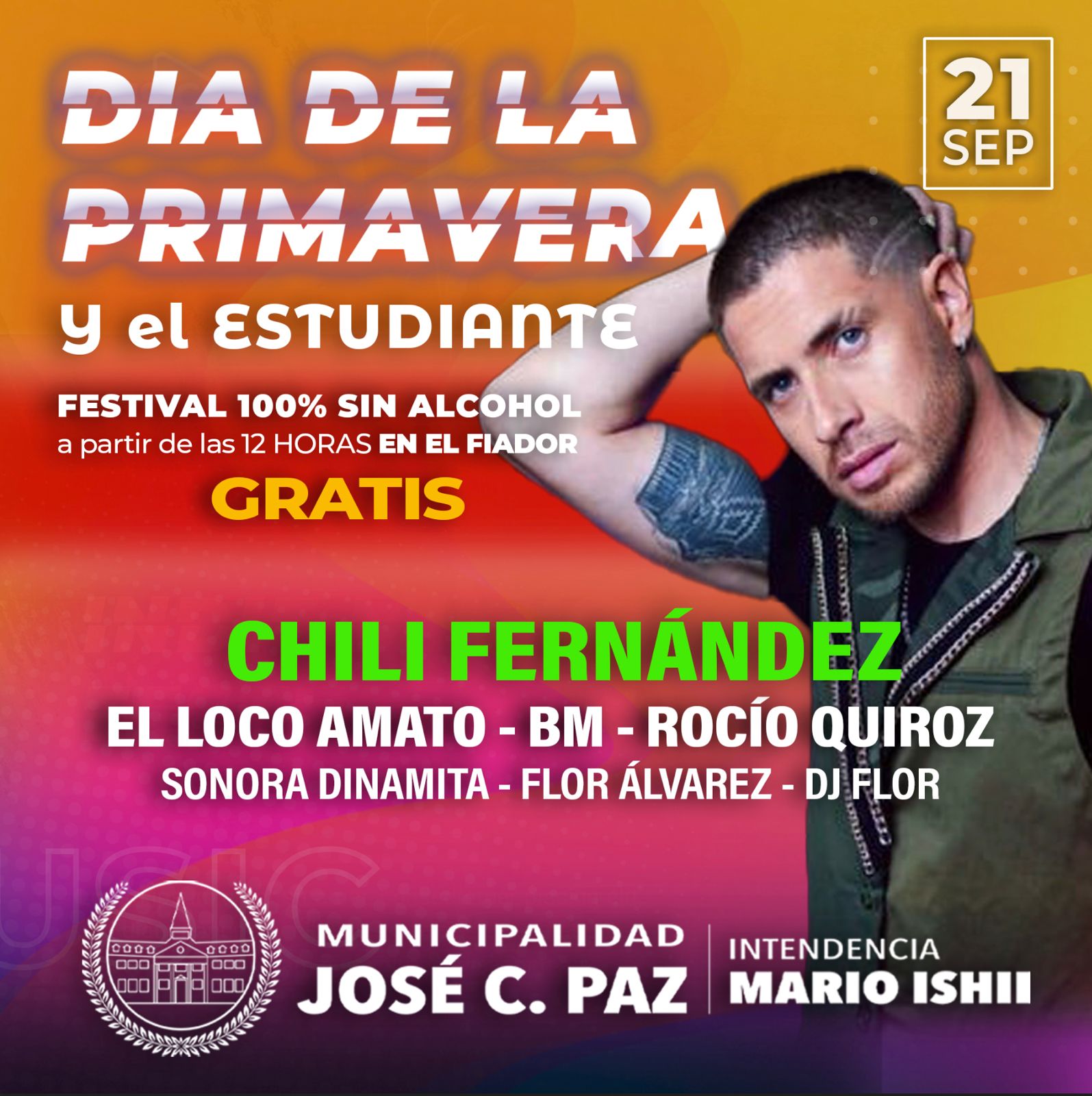 FESTIVAL POR EL DÍA DE LA PRIMAVERA Y DEL ESTUDIANTE!