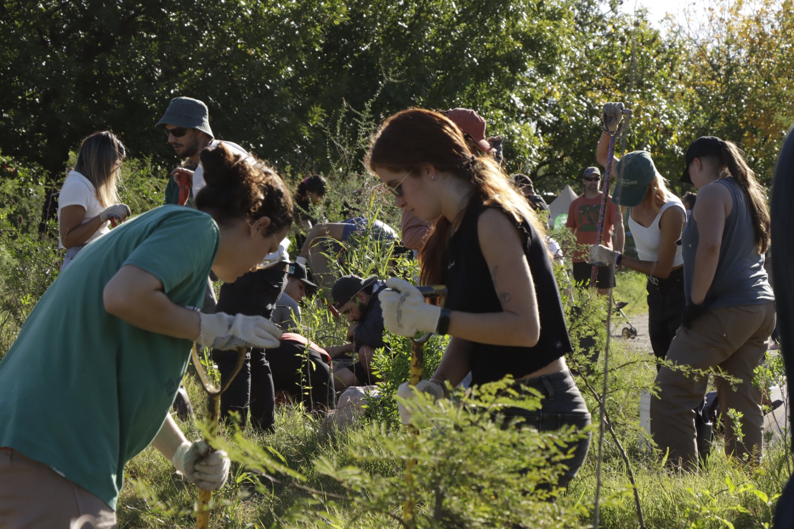 Gran jornada de plantación colectiva en la Reserva Urbana “El Corredor” de San Miguel
