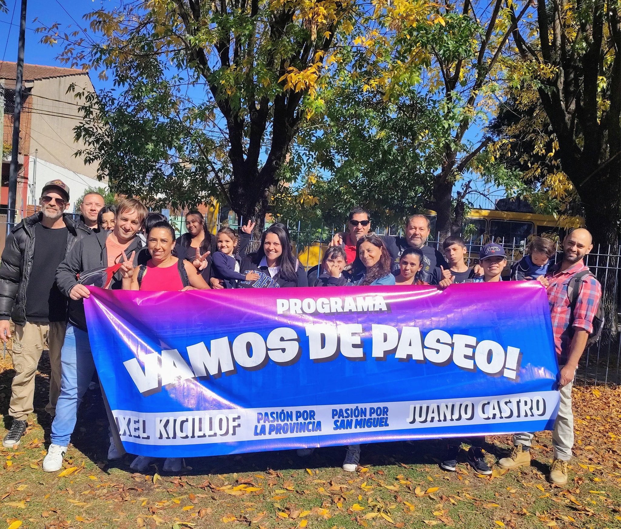 En San Miguel queremos ver a Axel Presidente de la Nación…