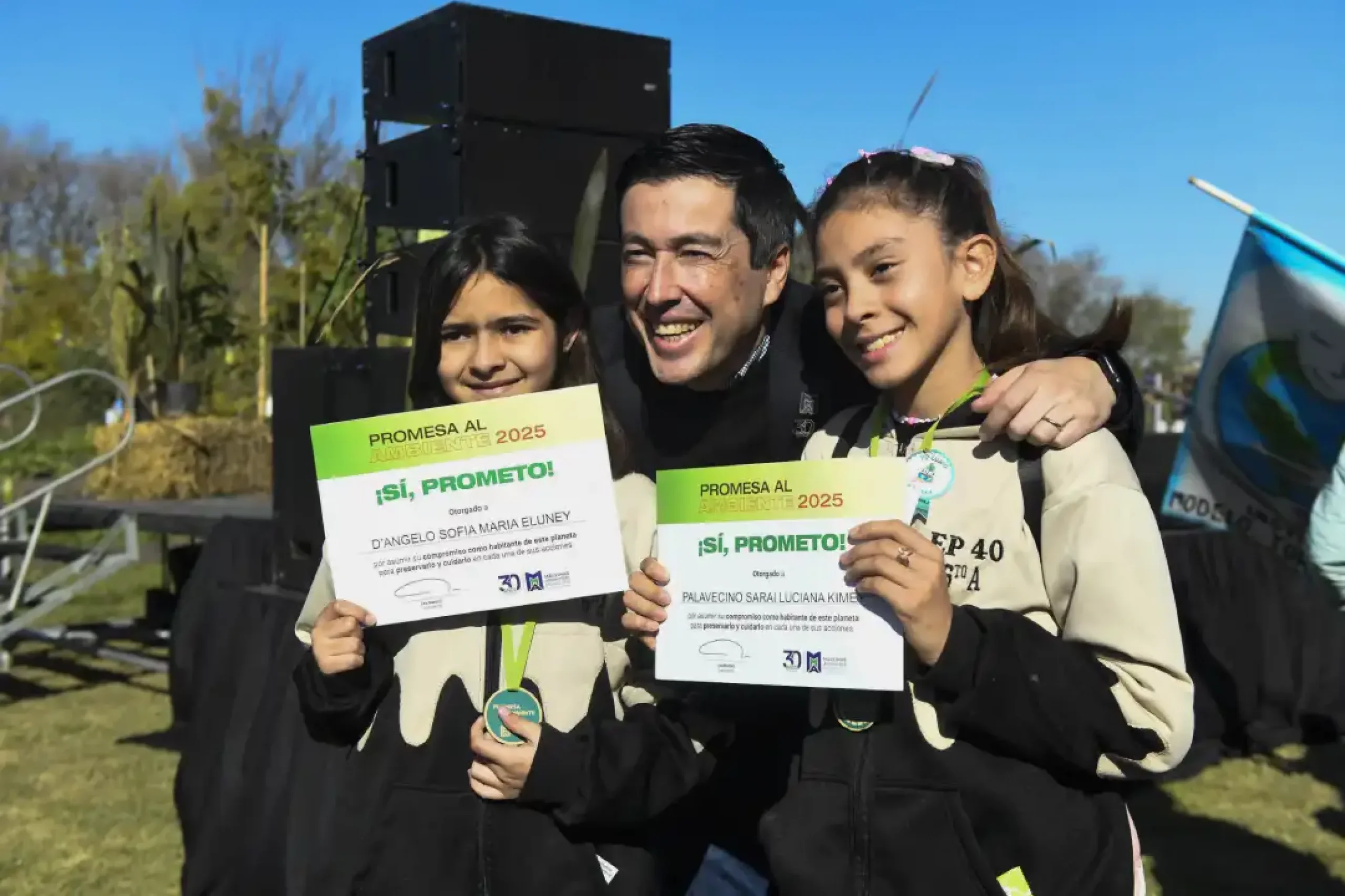En el Día Mundial del Ambiente, los alumnos de 6º grado de Malvinas Argentinas dijeron: ¡Sí, prometo!