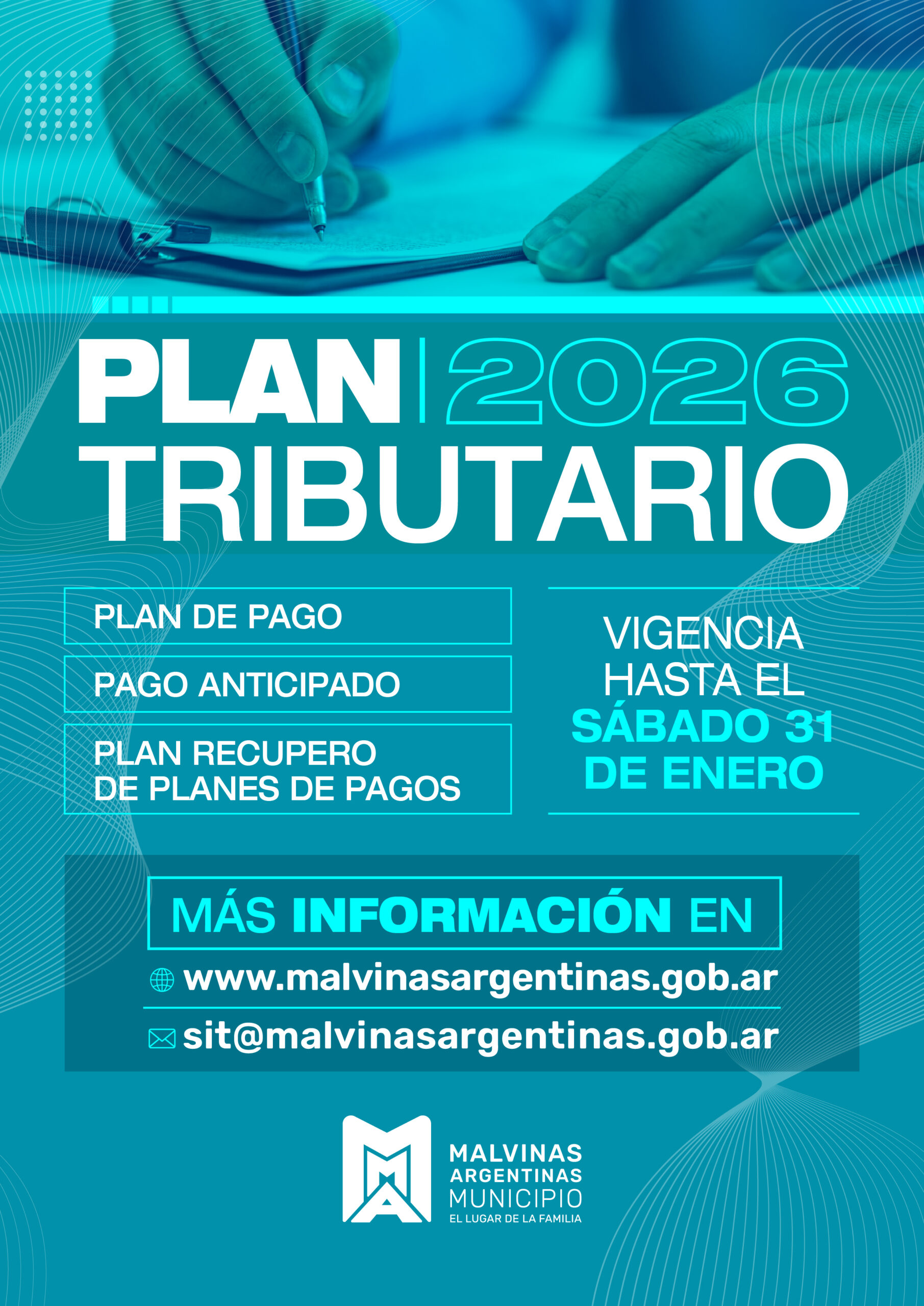Malvinas Argentinas lanzó el Plan Tributario 2026 con importantes beneficios para los contribuyentes.