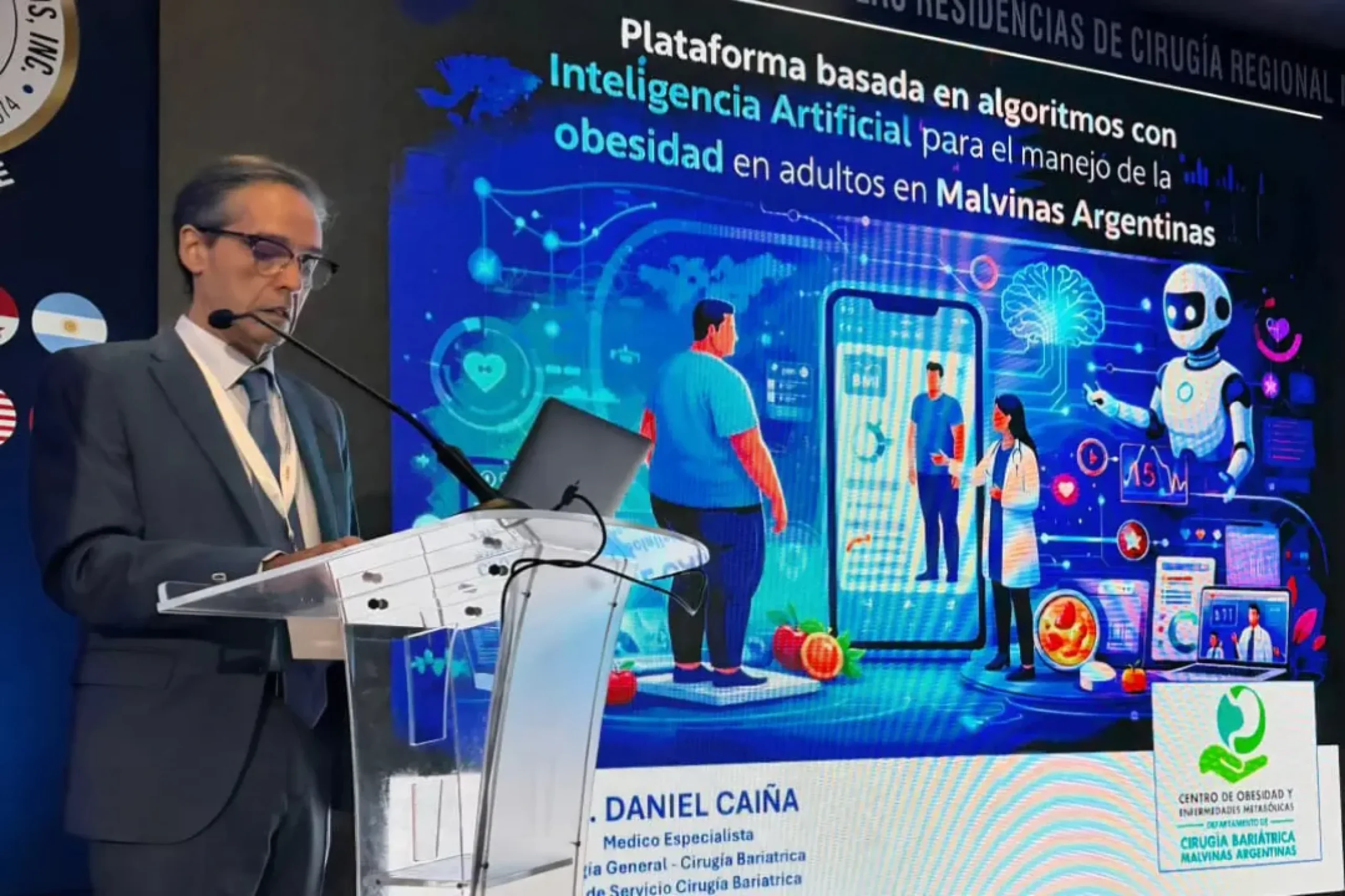 Malvinas Argentinas presentó “Malvibot” en el Congreso Internacional de Cirugía en República Dominicana
